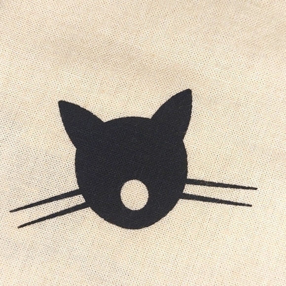 MISSLOOK beige black cat shift dress Beige dress with black cat design s… - Picture 7 of 9